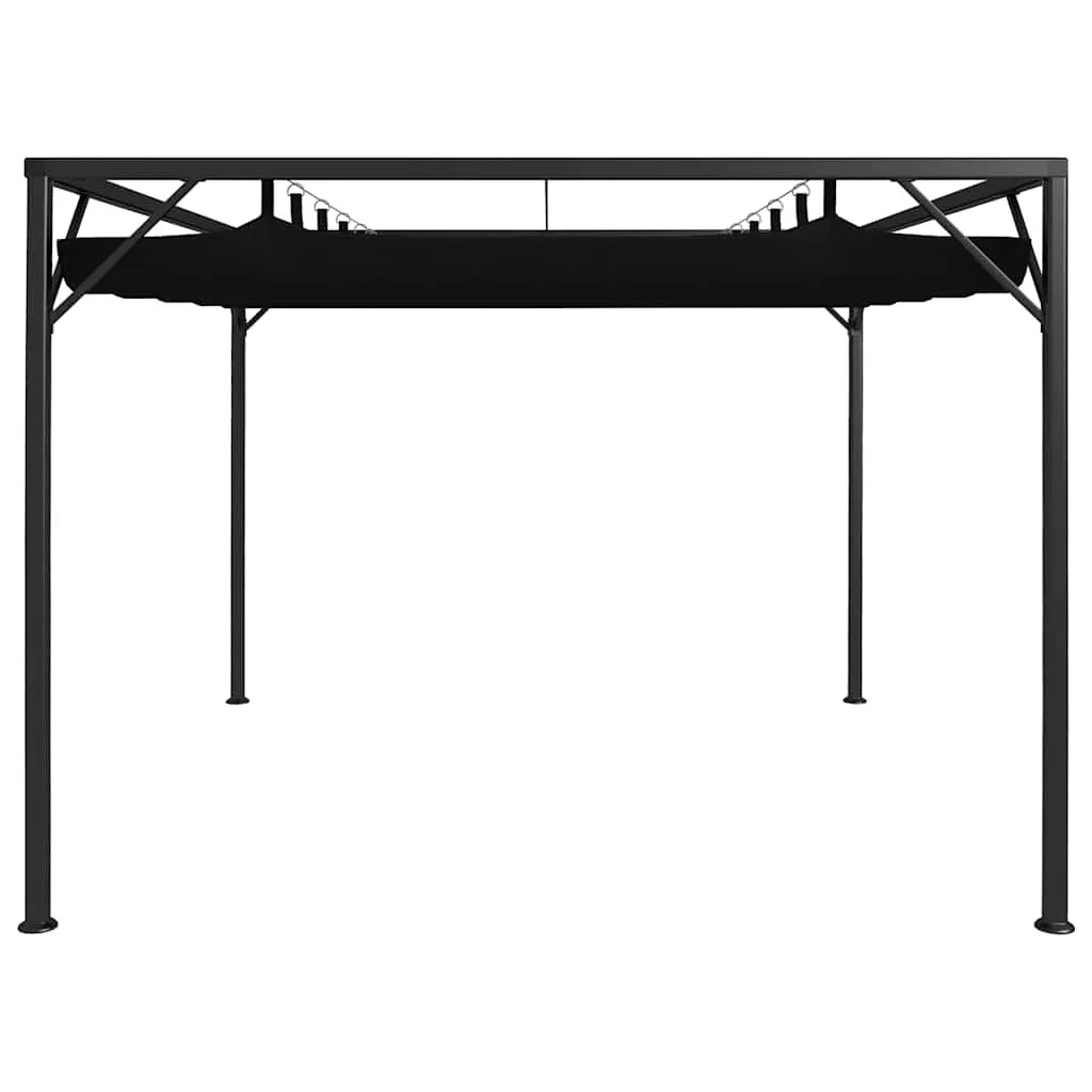 Pavillon mit ausziehbarem Dach 3 x 3 x 2,3 m Anthrazit