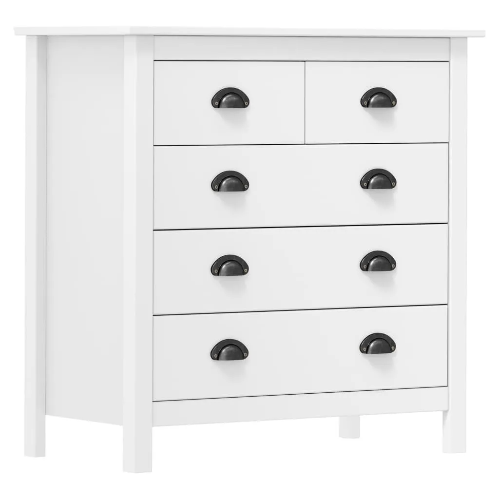 tinkaro Konsole IZEL Massivholz Kiefer Kommode Weiß tinkaro Konsole IZEL Massivholz Kiefer Kommode Weiß