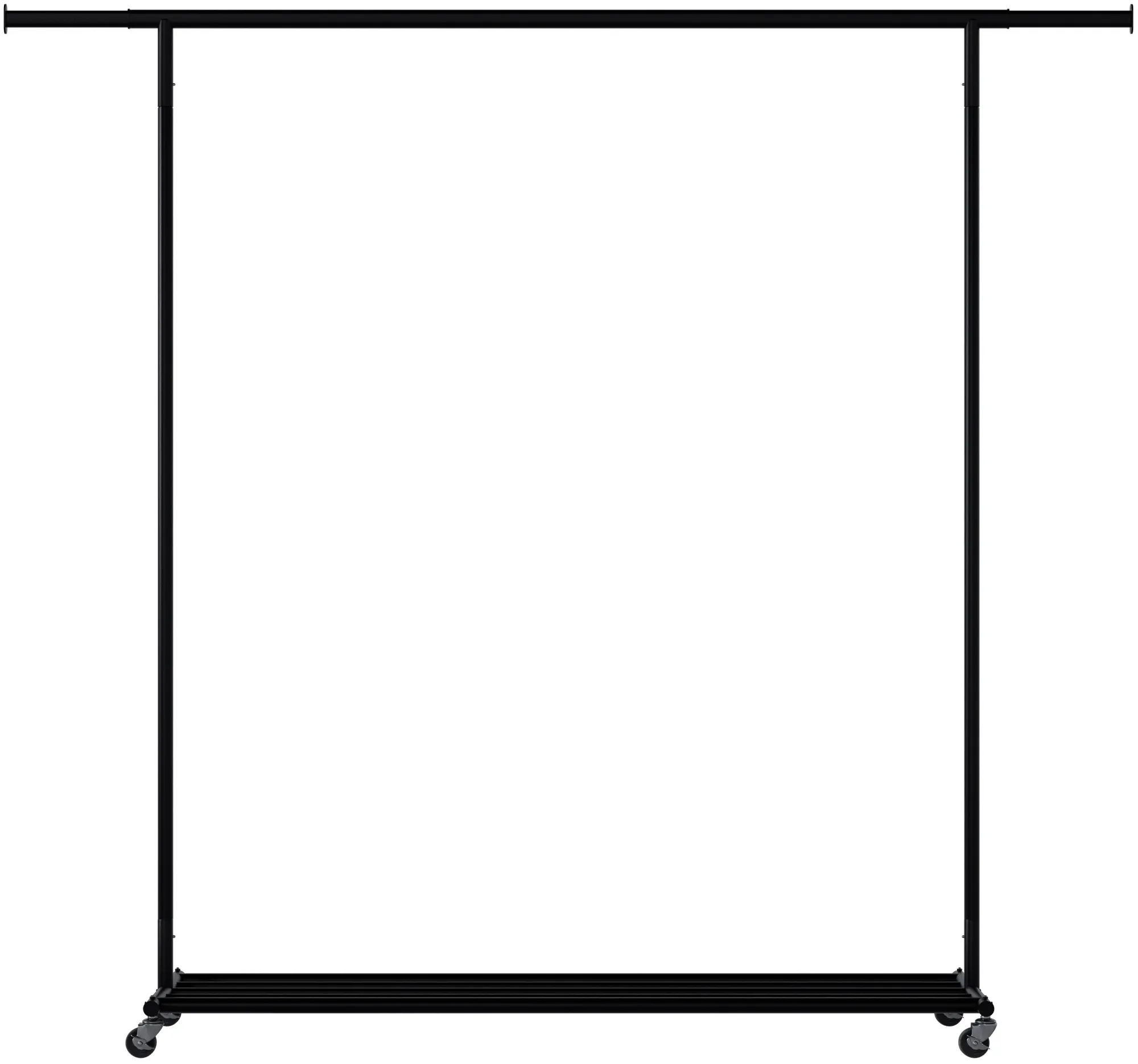 Kleiderständer Bernis 142x45x165 cm schwarz