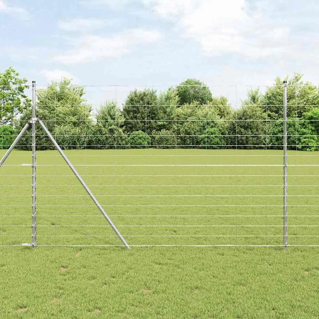 Robuster Zaunpfosten 2500 x 160 cm galvanisiert aus Stahl