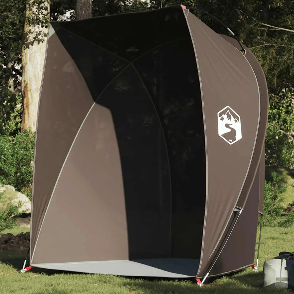Angelzelt Campingzelt 150x100x150 cm Braun wasserdicht UV-Schutz