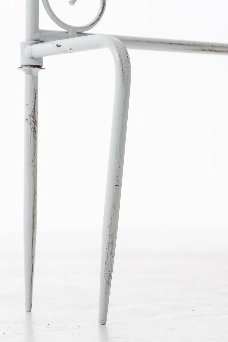 Rankgitter 122x35 cm antik weiß