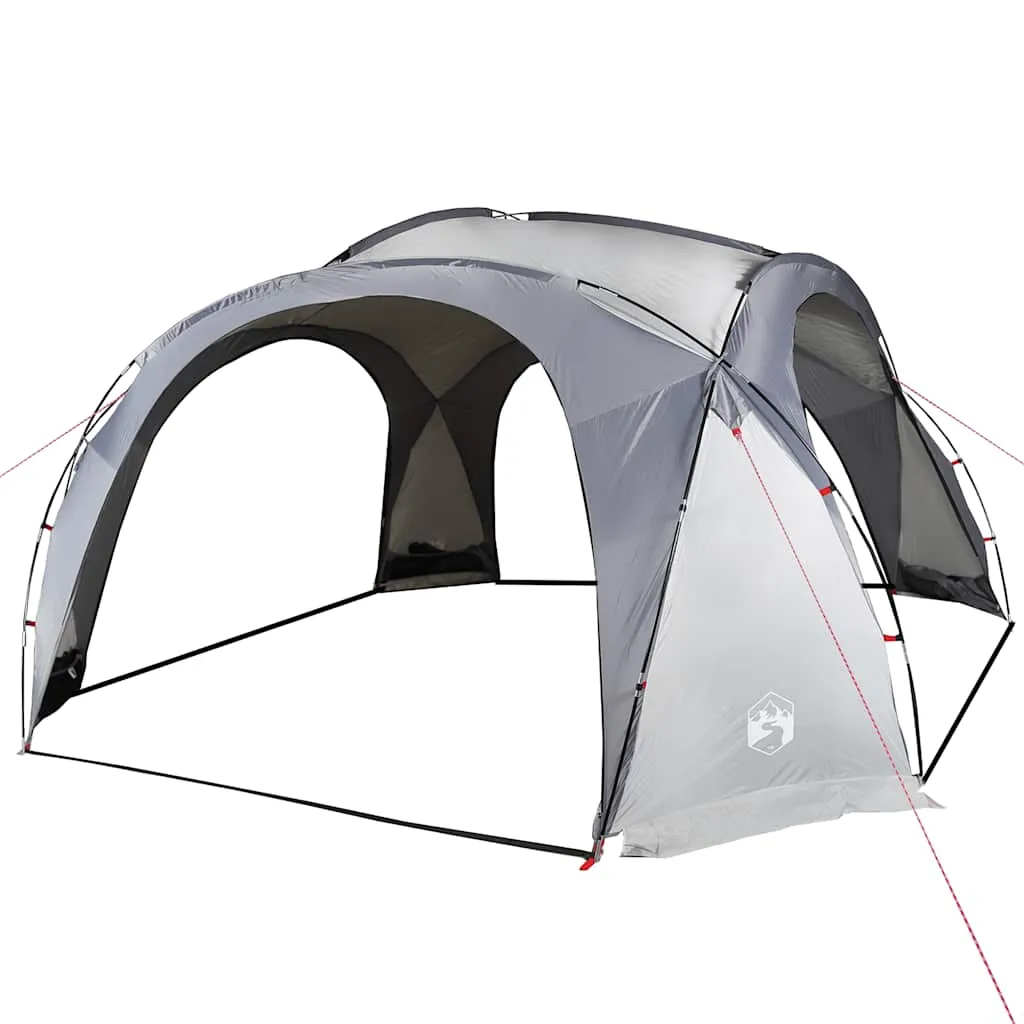 Wasserdichtes Partyzelt 455x455x240 cm in Weiß und Grau