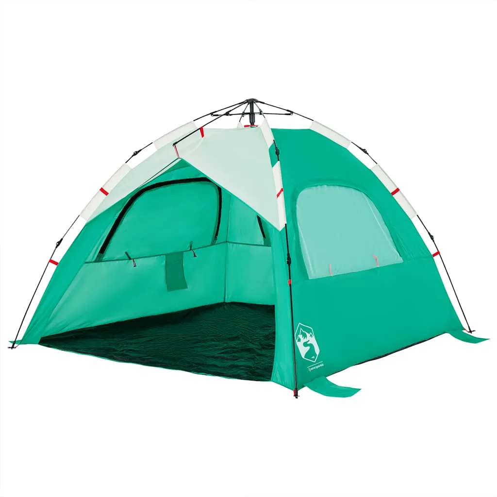 Strandzelt Meergrün 201 x 197 x 142 cm für 3 Personen