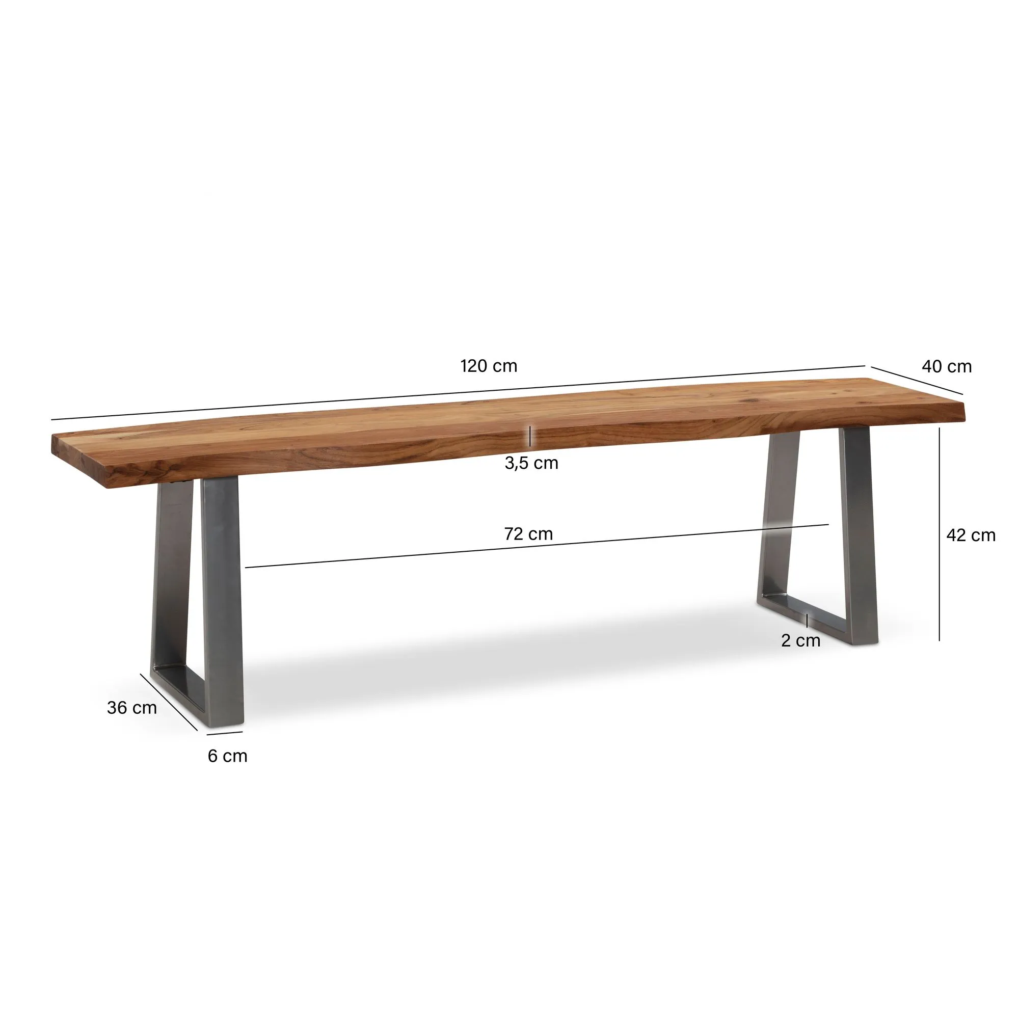 Esszimmerbank 120x40x45