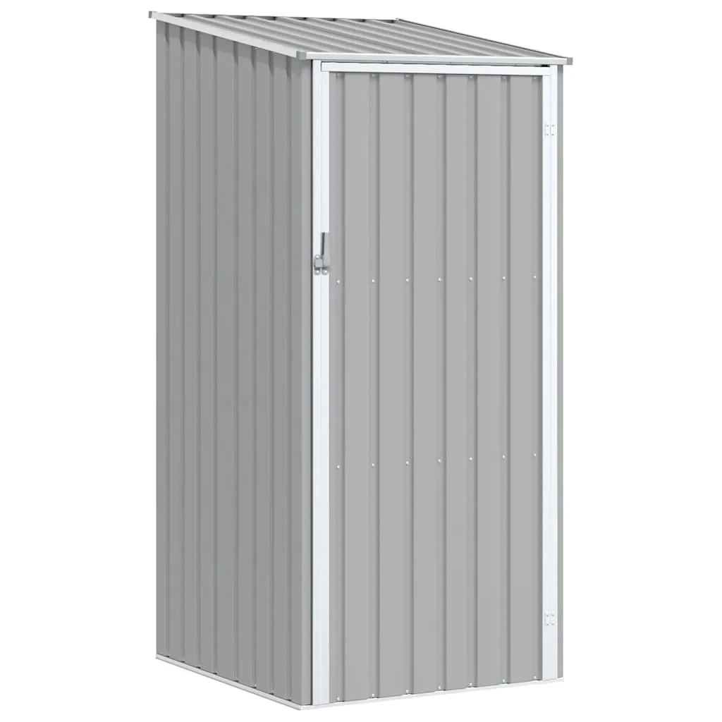 Gerätehaus Grau 87x98x159 cm Verzinkter Stahl