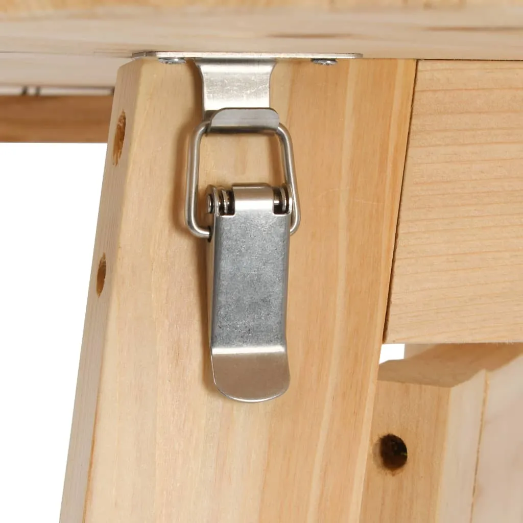 Massivholz Echtholz Bartisch klappbar 78x109 cm naturfarben