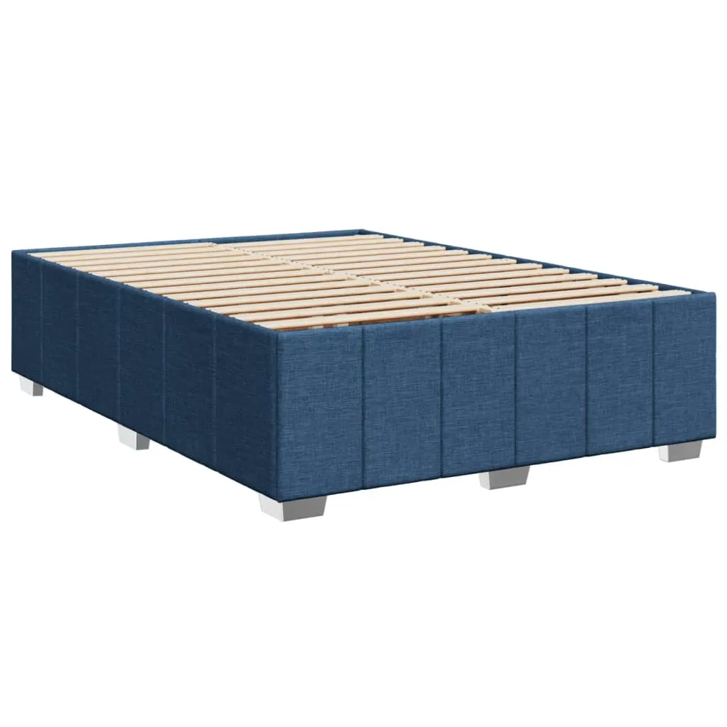 Boxspringbett mit Taschenfederkernmatratze, 200x160 cm, Blau