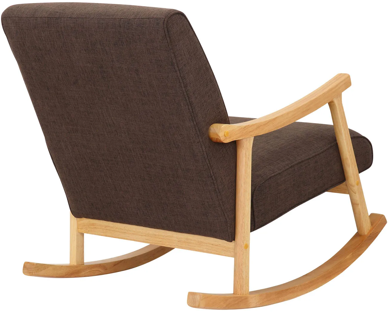 Schaukelstuhl Morelia 82x67x92 cm braun