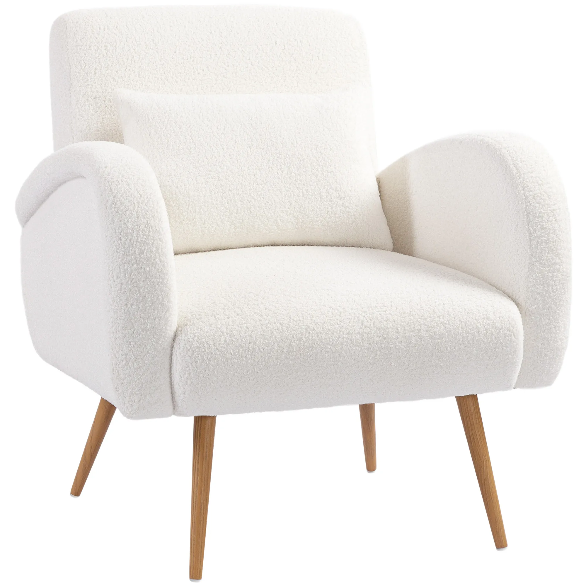 Polstersessel 77B x 77T x 83H cm in Cremeweiß