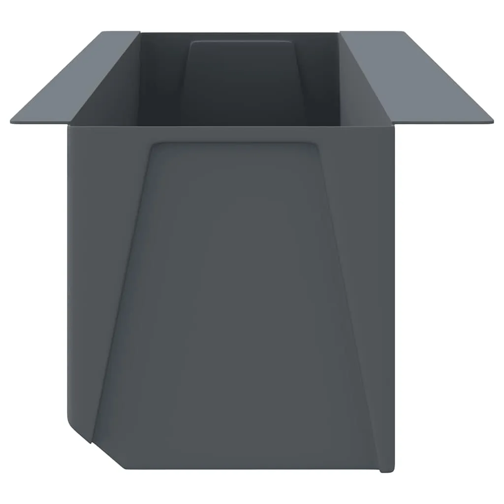 Pflanzkasten für Europaletten 12 Stk. Grau 36x13,5x9,5 cm PP