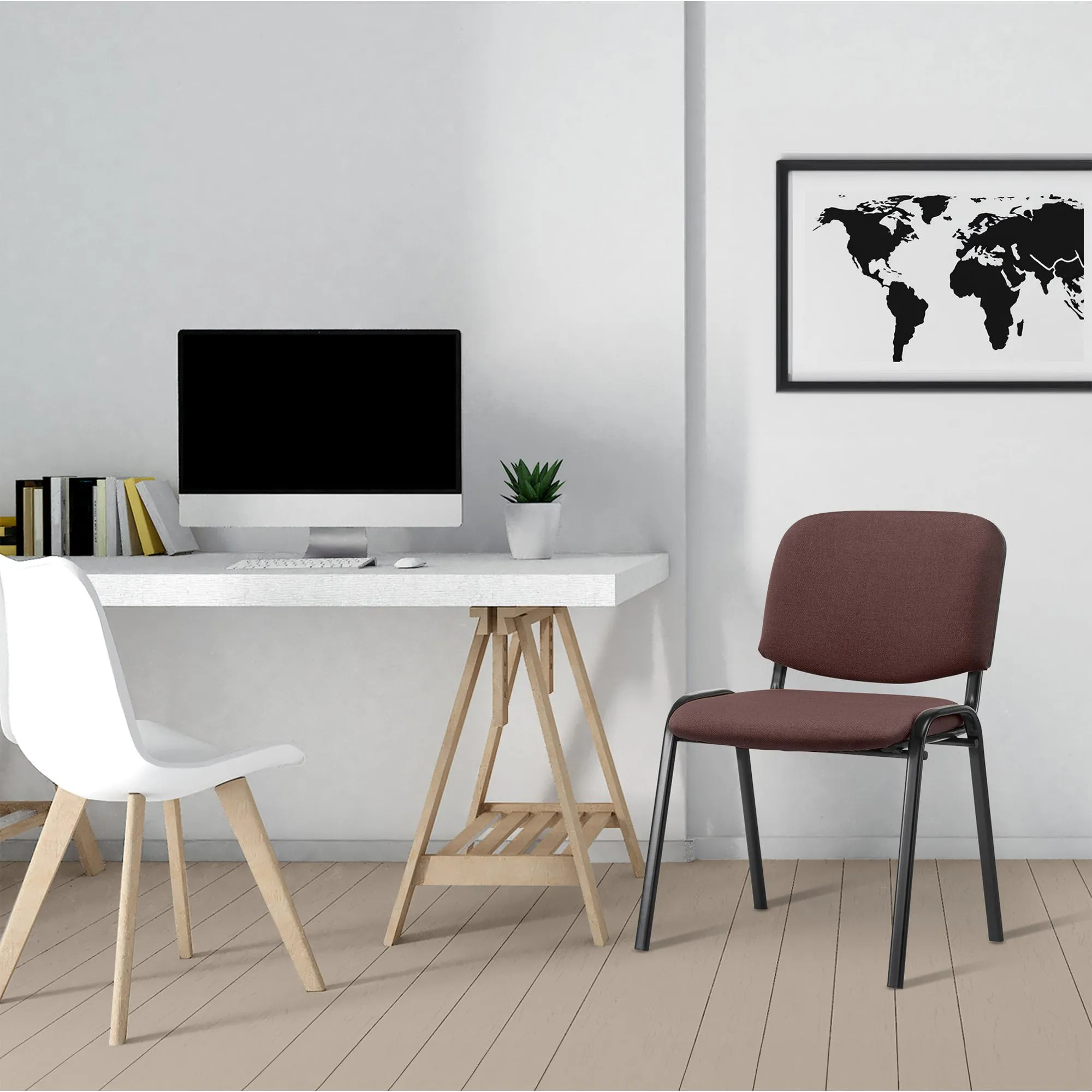Stapelstuhl Ken 83x53x53 cm braun
