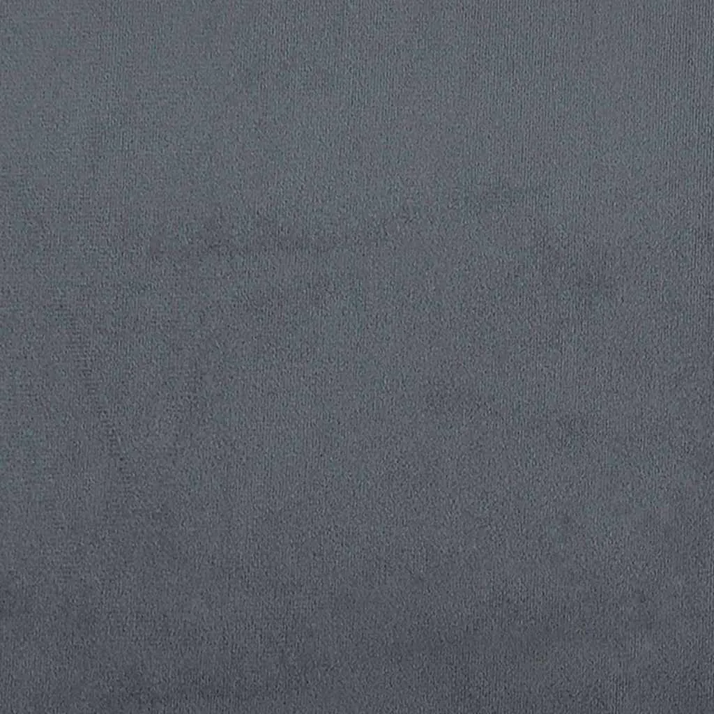 Eckbettgestell 194 x 94 x 72 cm Dunkelgrau