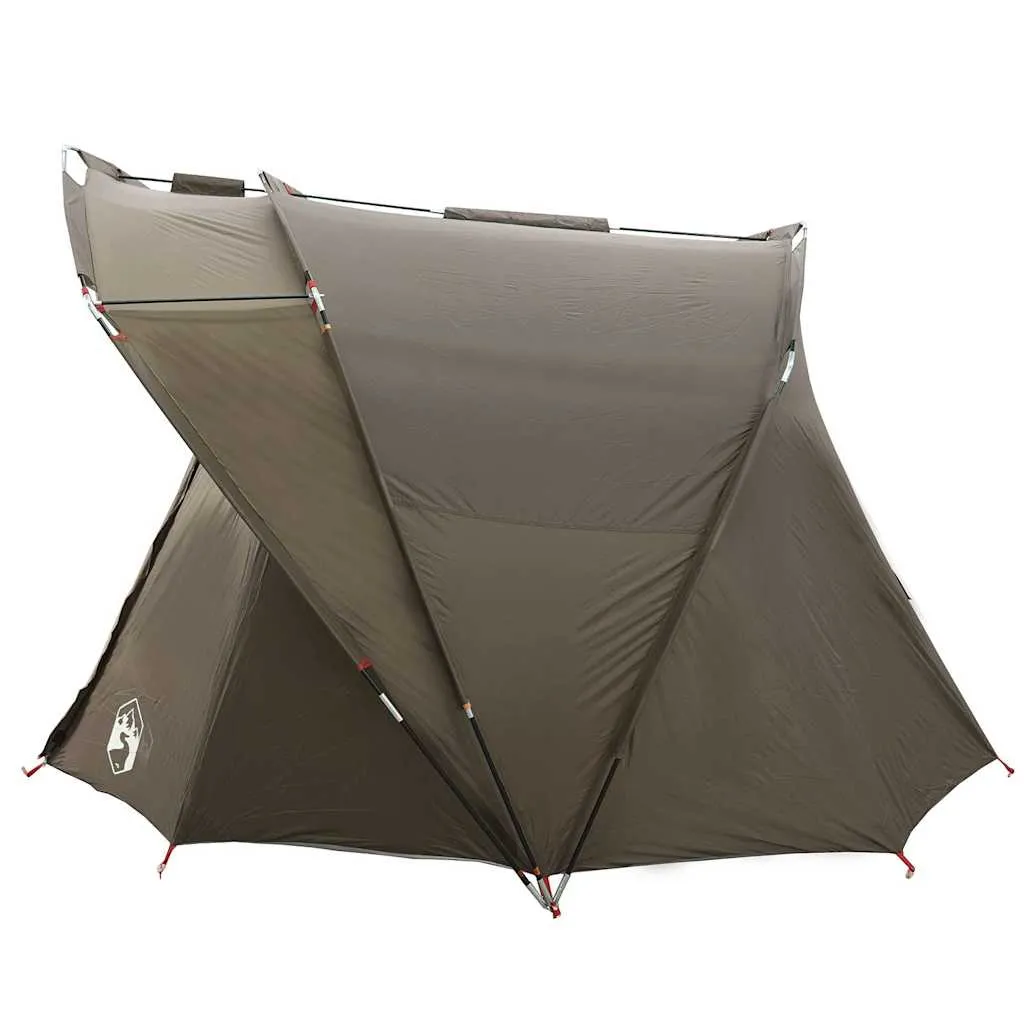 Angelzelt Campingzelt 260x276x179 cm Braun wasserdicht