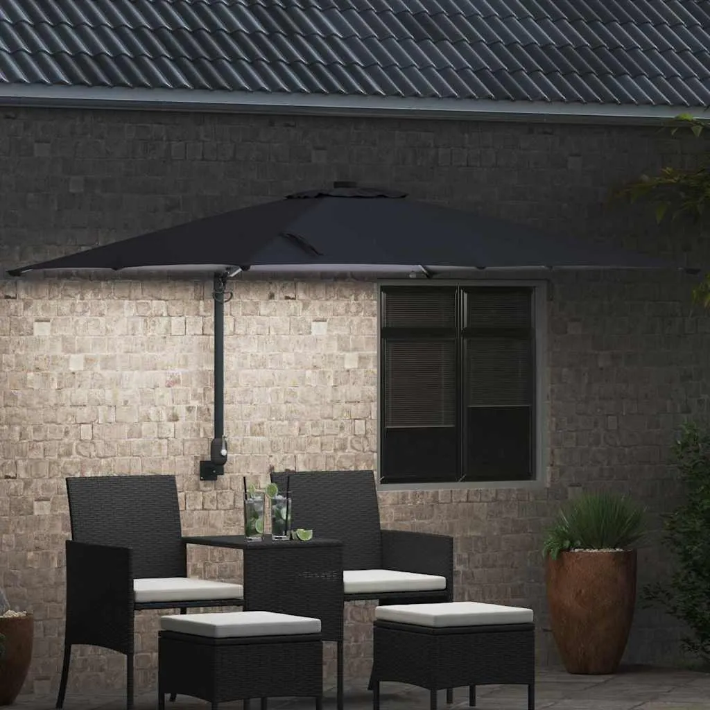 Garten-Sonnenschirm Anthrazit 248,5 x 247,5 x 160 cm