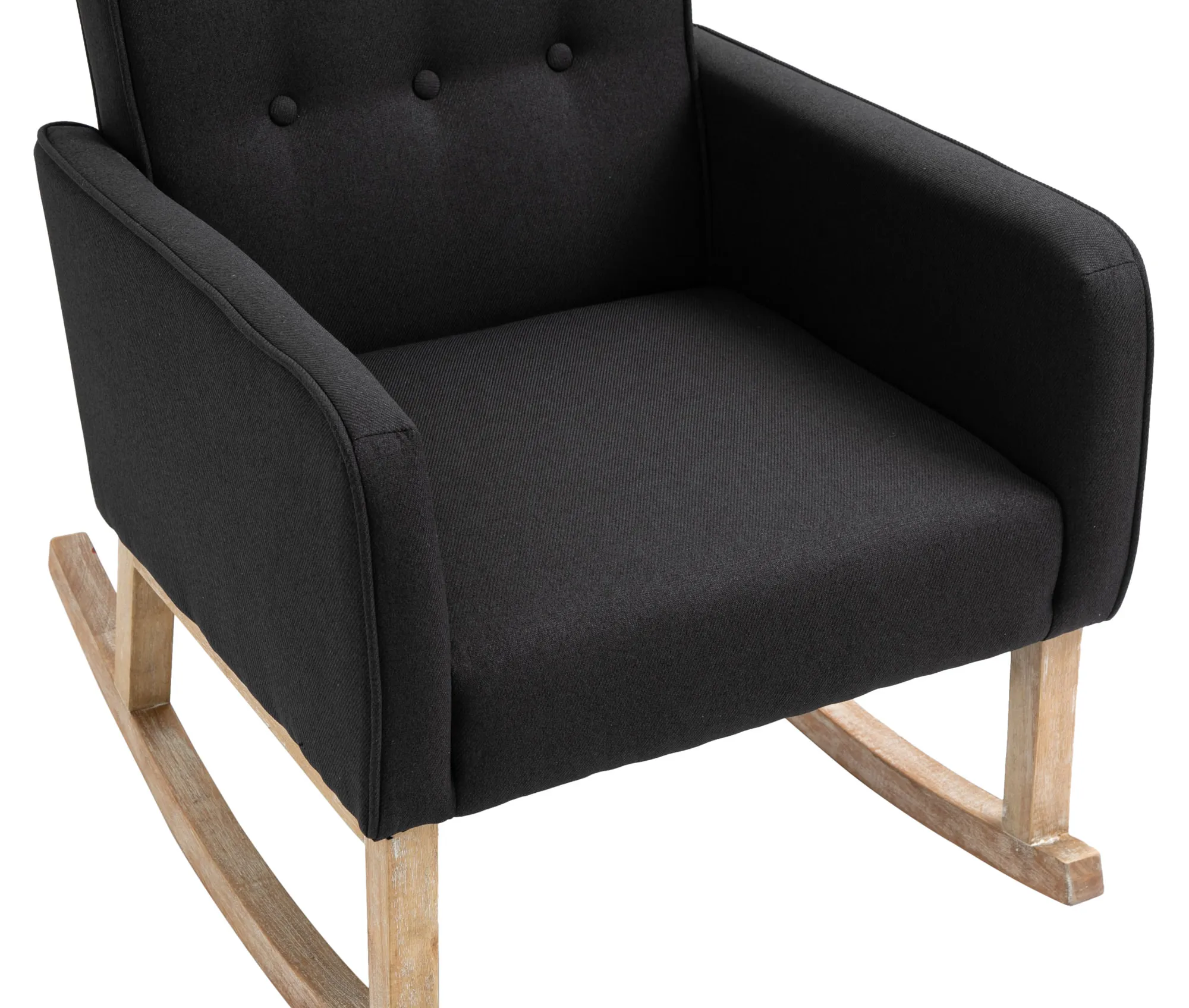 Schaukelstuhl Dream 90x63x77 cm schwarz