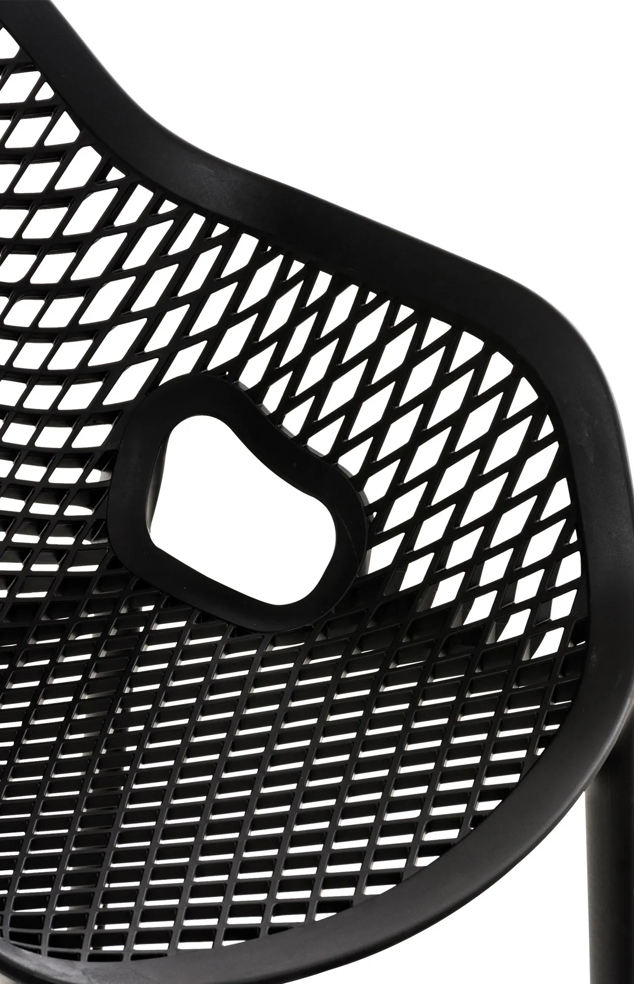 Gartenstuhl Air XL 81x57x60 cm schwarz