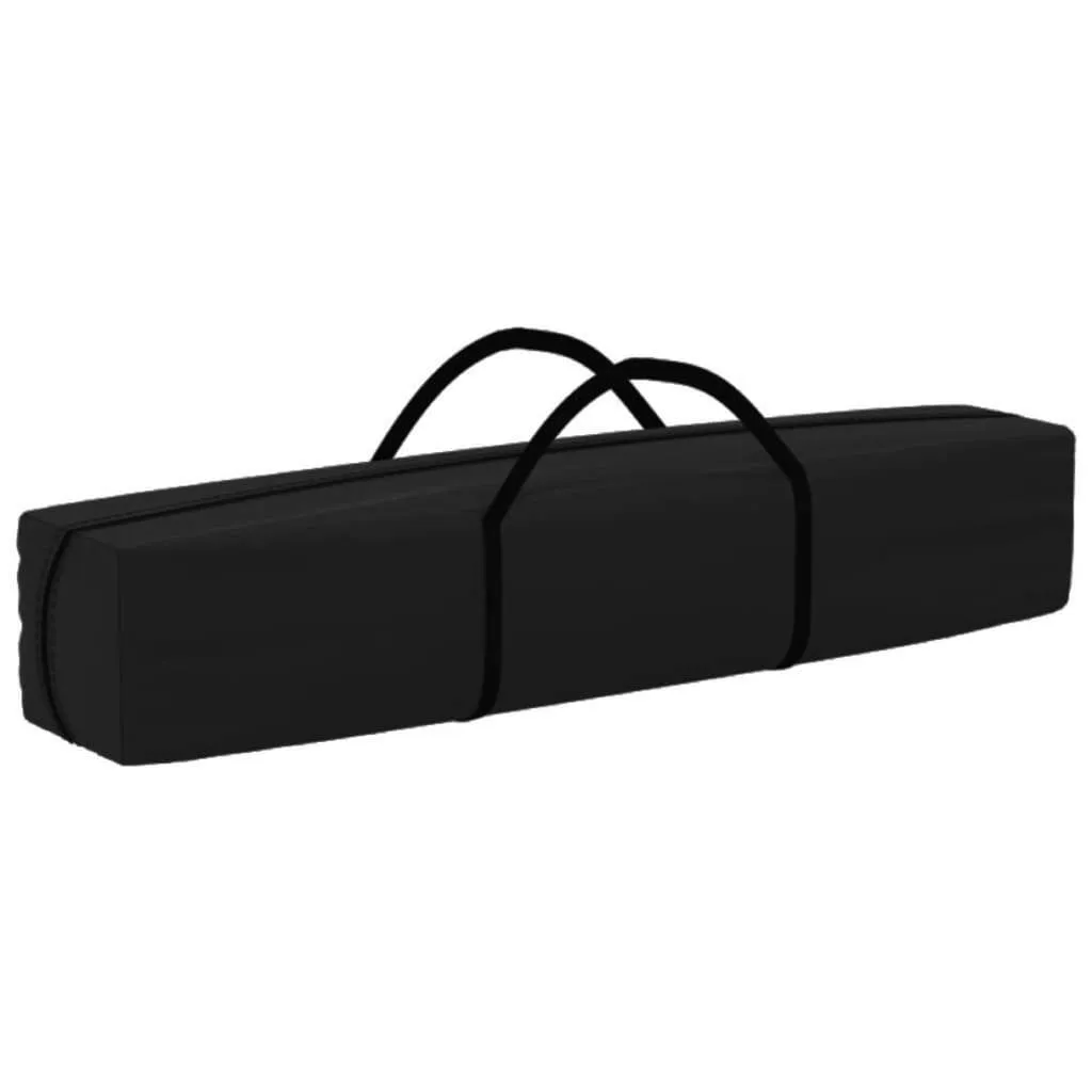 Faltzelt Pavillon Schwarz 195,5x195,5x235 cm UV- und wasserabweisend