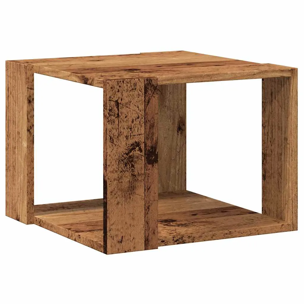 Beistelltisch Holzwerkstoff 40x40x30 cm Altholz Farbe
