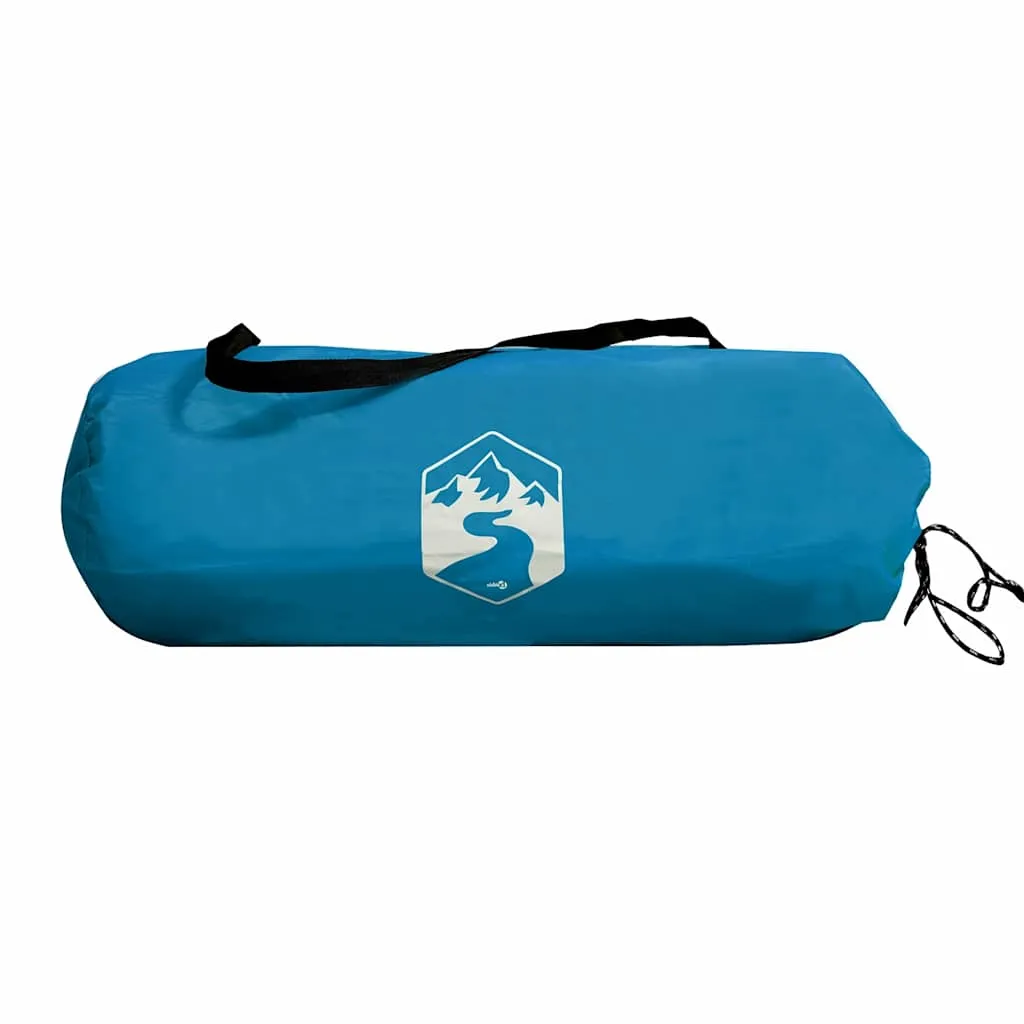 Blaues Duschzelt 150 x 150 x 230 cm wasserdicht und winddicht