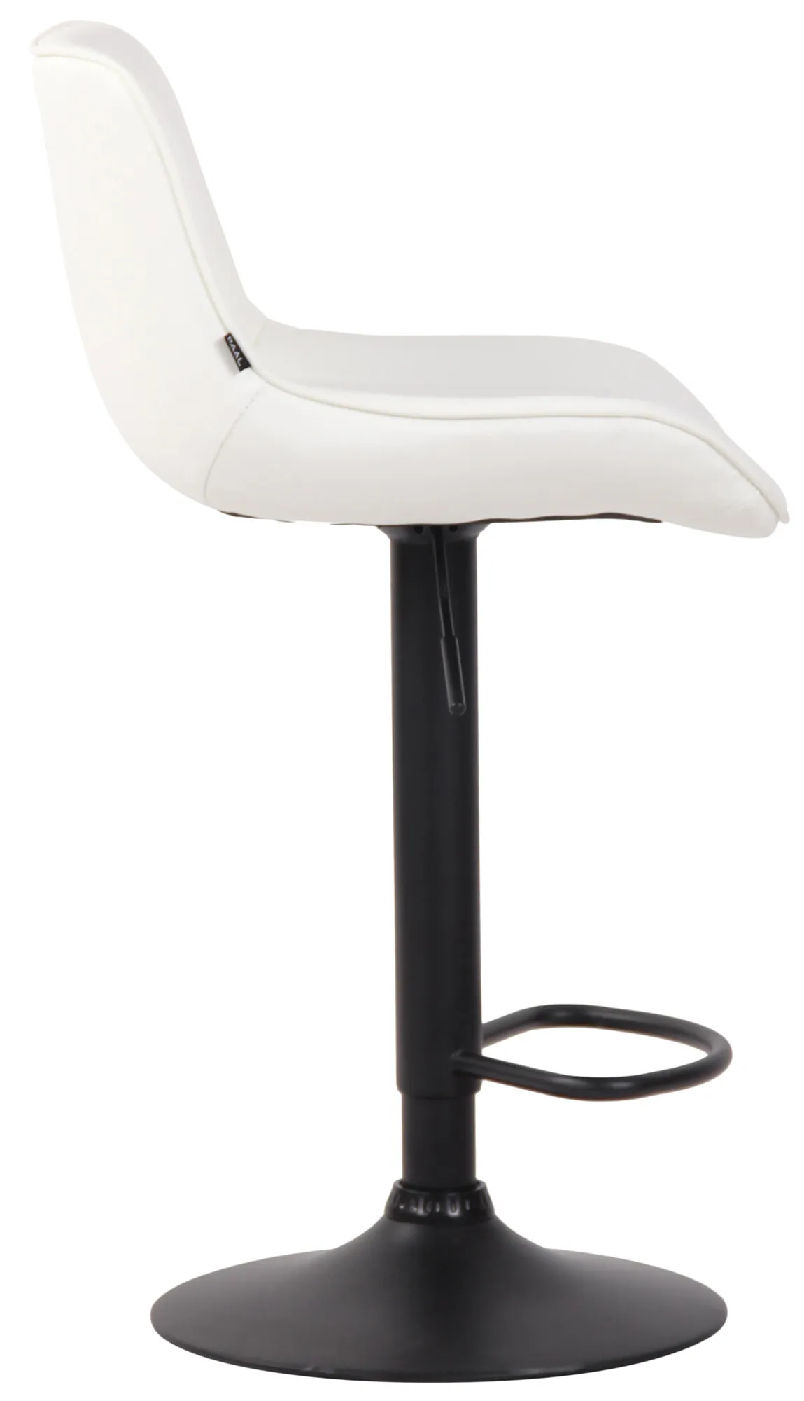 Barhocker Lentini Kunstleder 86-108 cm weiß
