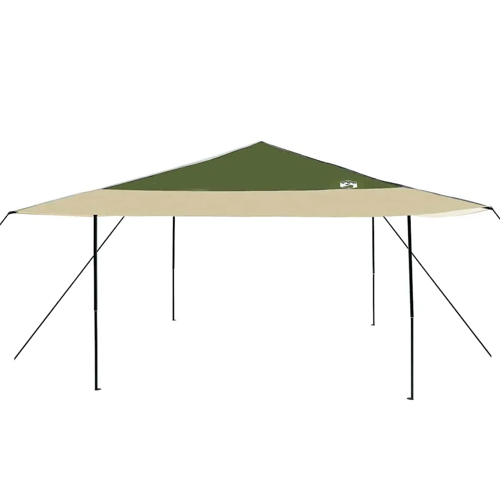 Pop-up Pavillon Grün 395 x 395 x 251 cm mit Stoff