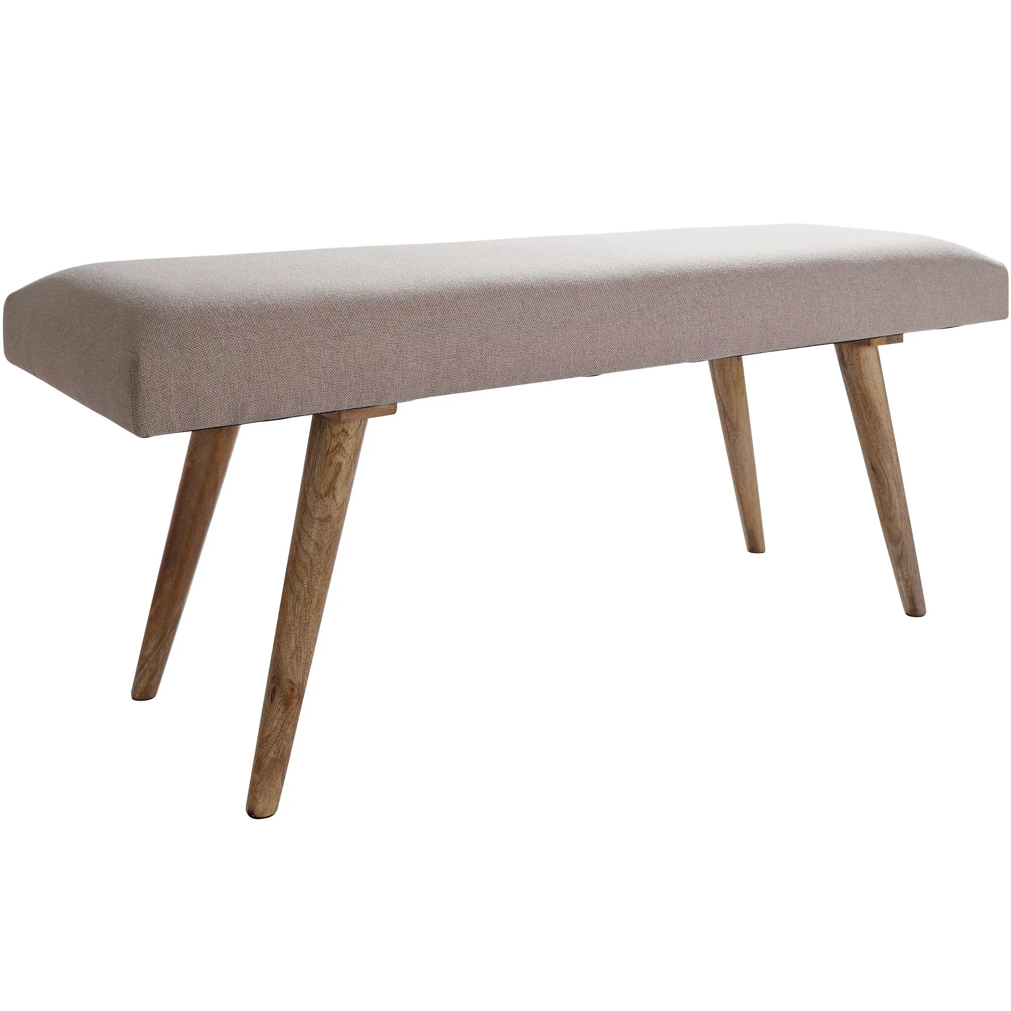tinkaro Sitzbank rechteckig SABRIA Stoff / Massivholz Flurbank Beige tinkaro Sitzbank rechteckig SABRIA Stoff / Massivholz Flurbank Beige