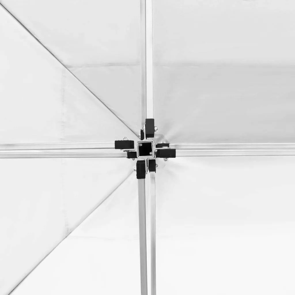 Weißes Partyzelt 4,5 x 3 x 3 m mit Aluminiumrahmen und PVC-Beschichtung