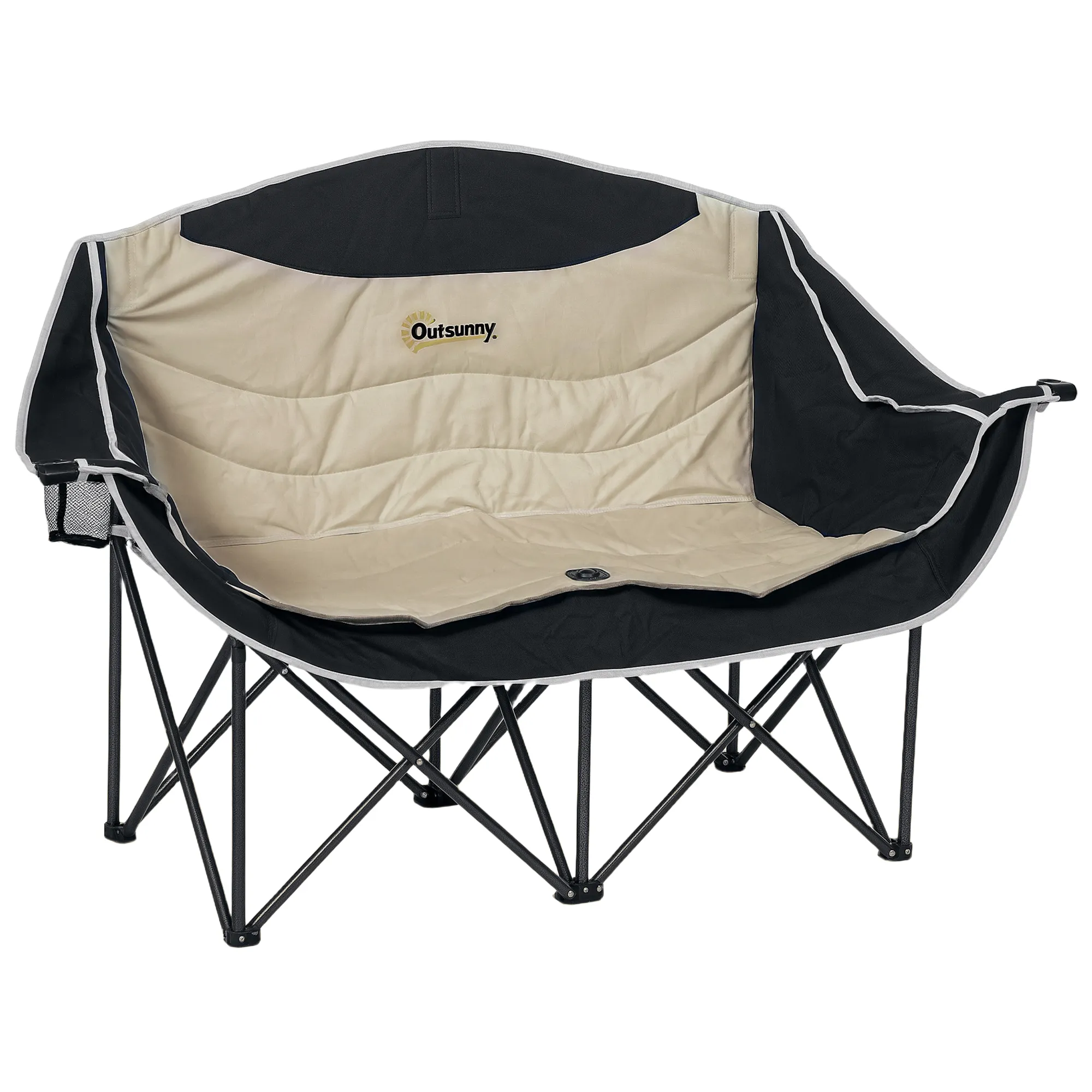 Faltbarer Campingstuhl 134x50x92 cm in Khaki