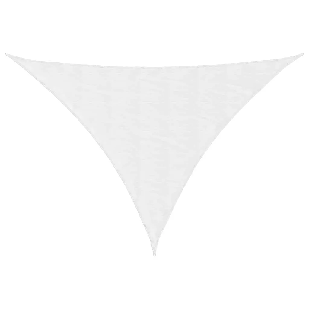 Sonnensegel Dreieckig 3x4m Weiß für Garten und Terrasse
