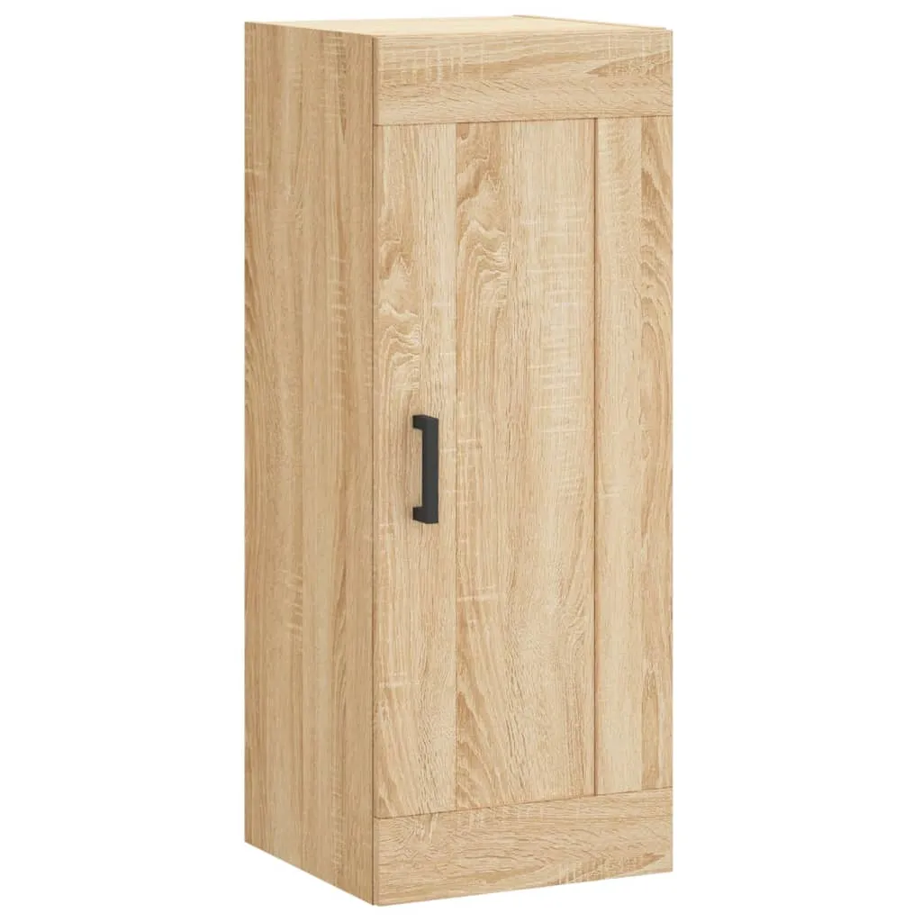 Highboard Sonoma-Eiche 34,5x34x180 cm Holzwerkstoff