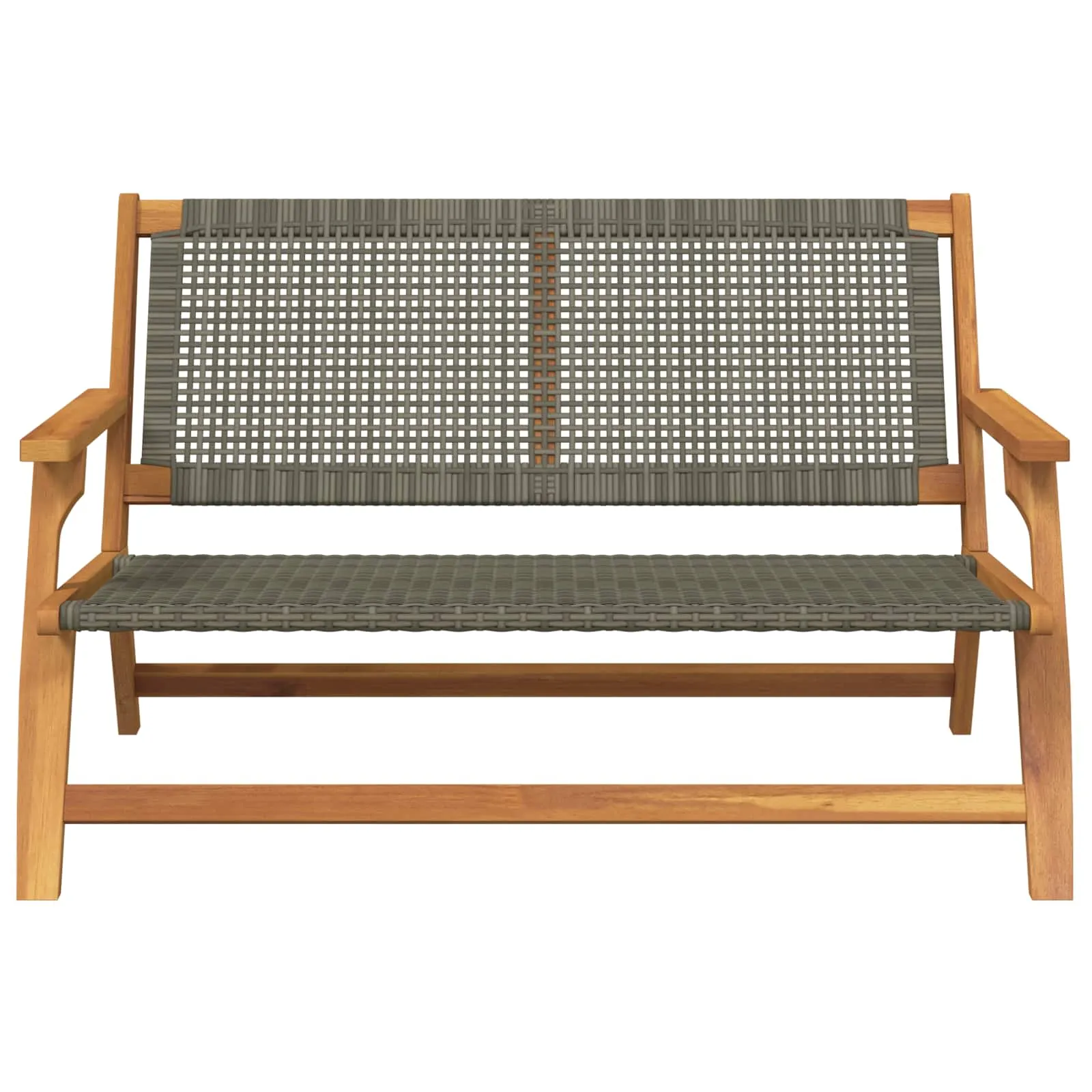 Modernes Gartenmöbel-Set Echtholz 122 x 78 x 73 cm Grau