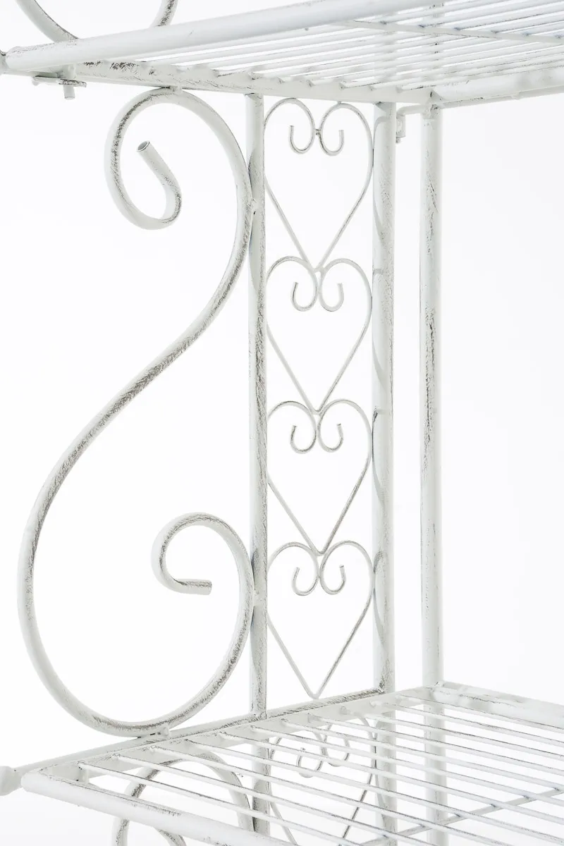 Standregal Antje 153x61x33 cm antik weiß