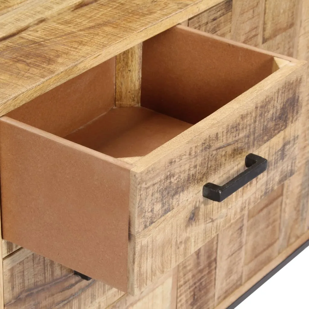 tinkaro Kommode KALA kleine Anrichte Mangoholz modern industrial Stil