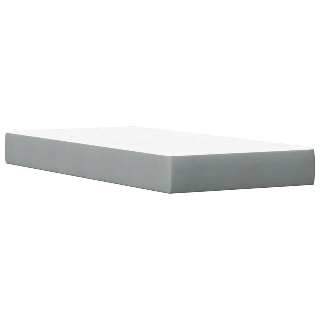 Bettgestell aus massivem Kiefernholz Wachsbraun 206,5x96,5x37 cm mit Matratze