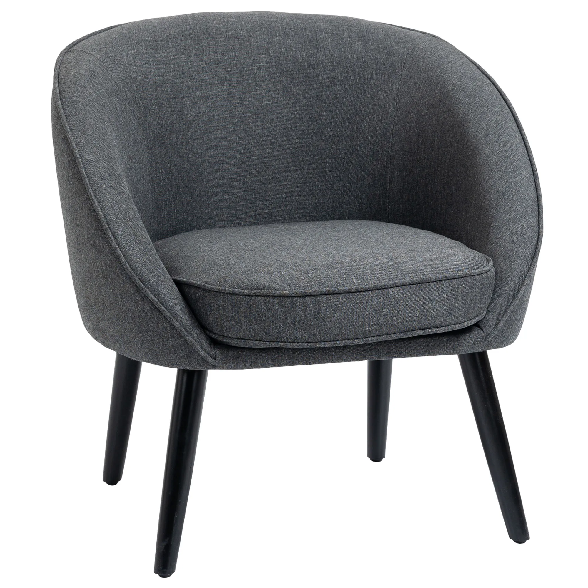 Moderner Sessel Grau 71B x 65T x 75H cm