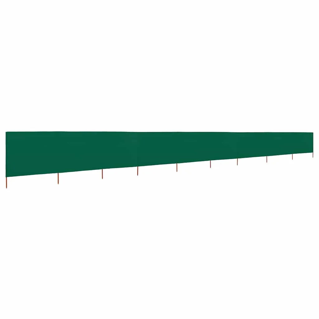 Faltbarer Windschutz 1200 x 120 cm in Grün