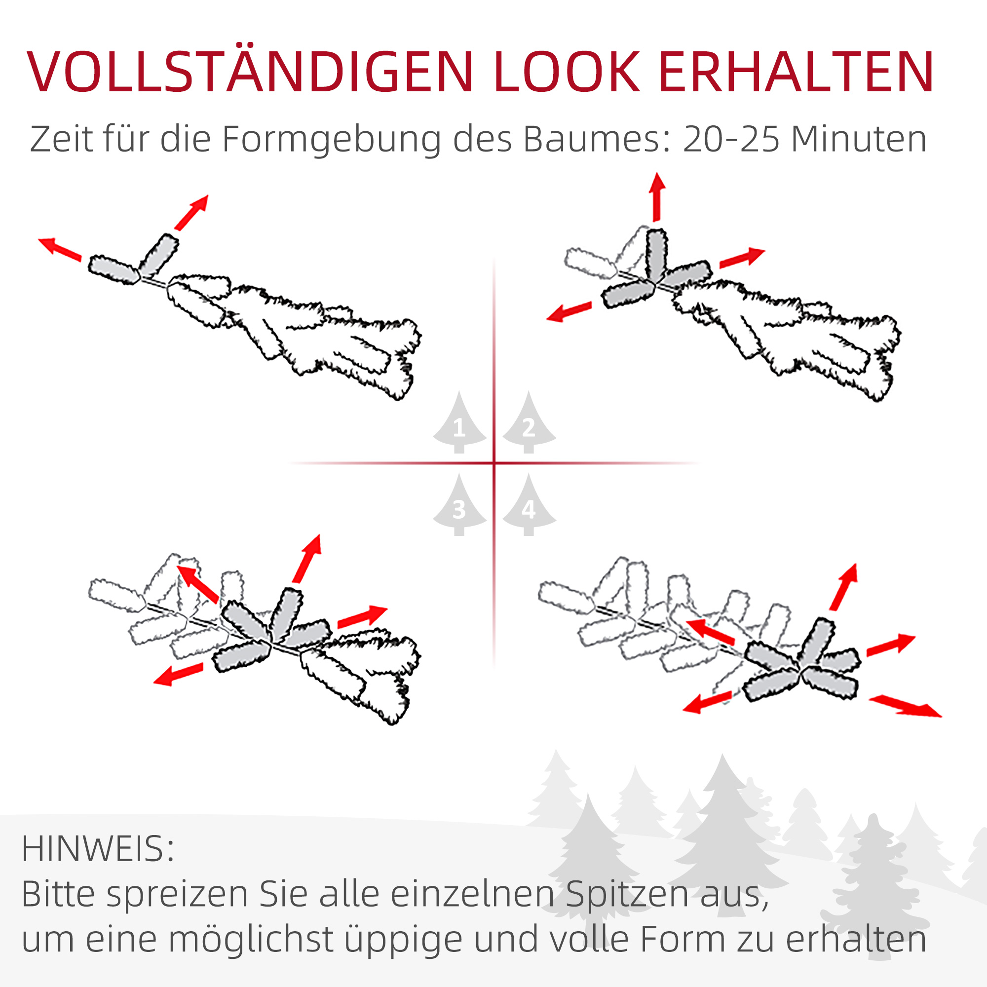 Künstlicher Weihnachtsbaum schneebedeckt schmal 180 cm Grün/Weiß