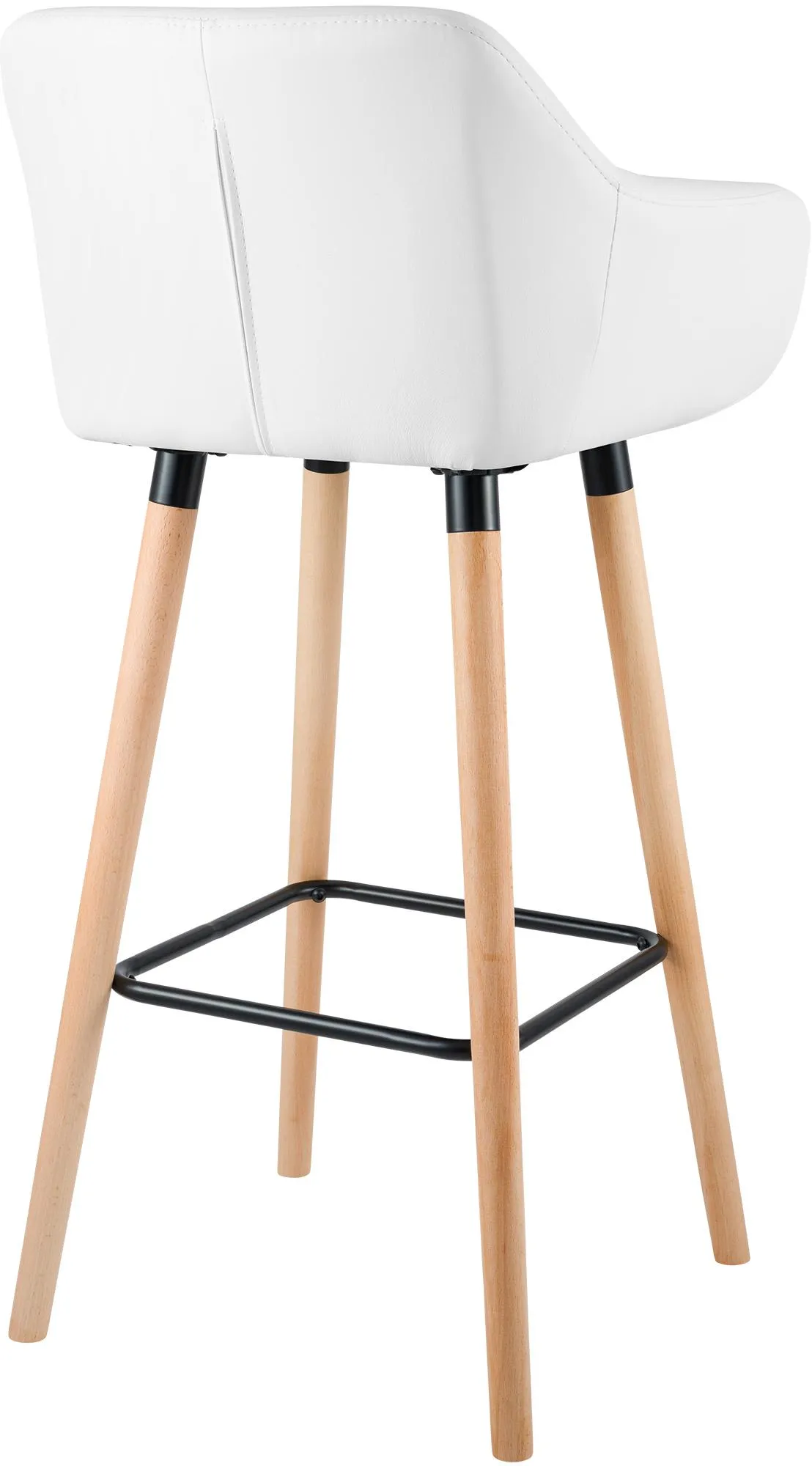 Barhocker Grant Set 2-teilig 99x55x46 cm weiß
