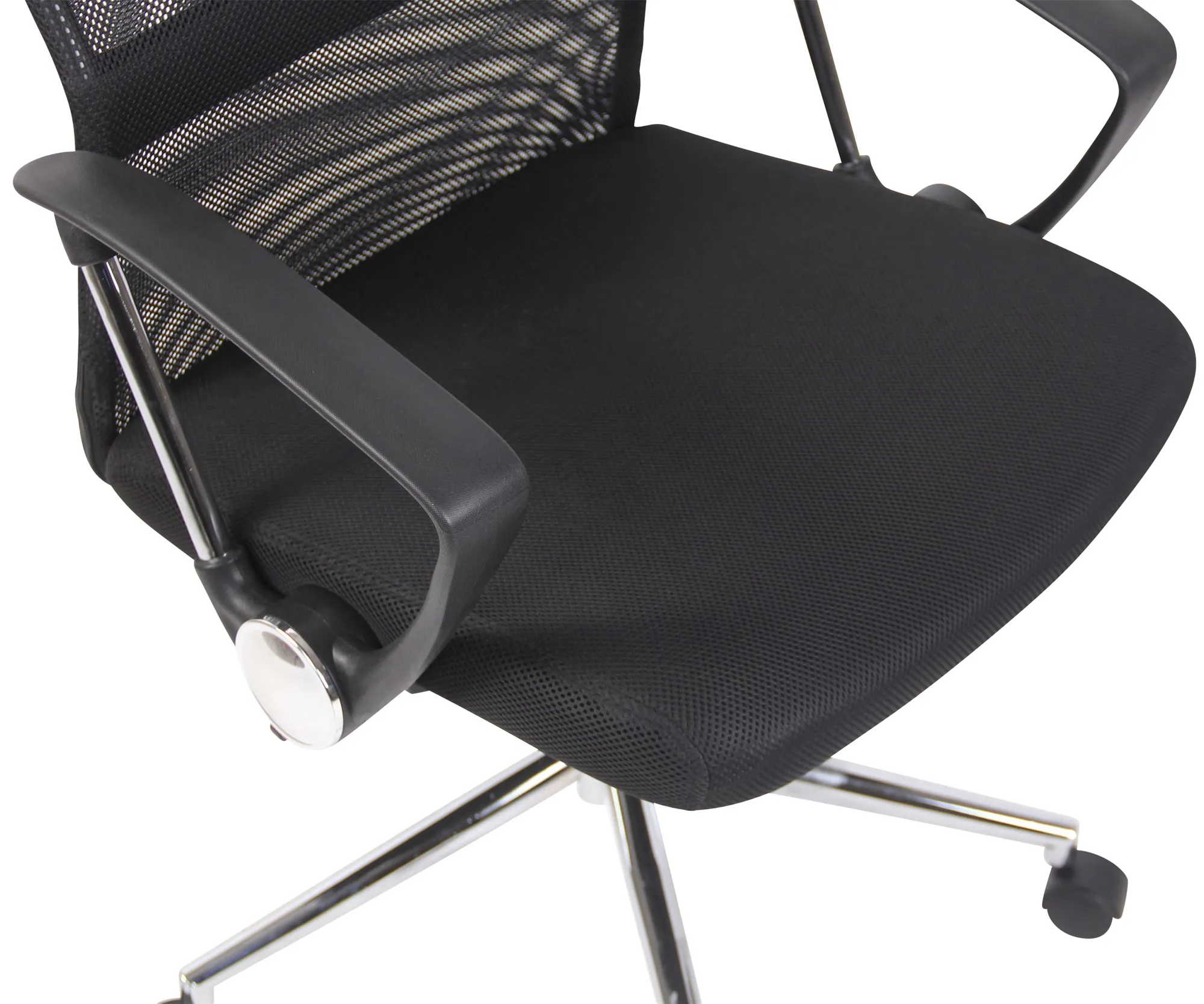 Bürostuhl Korba 108-118x60x64 cm schwarz