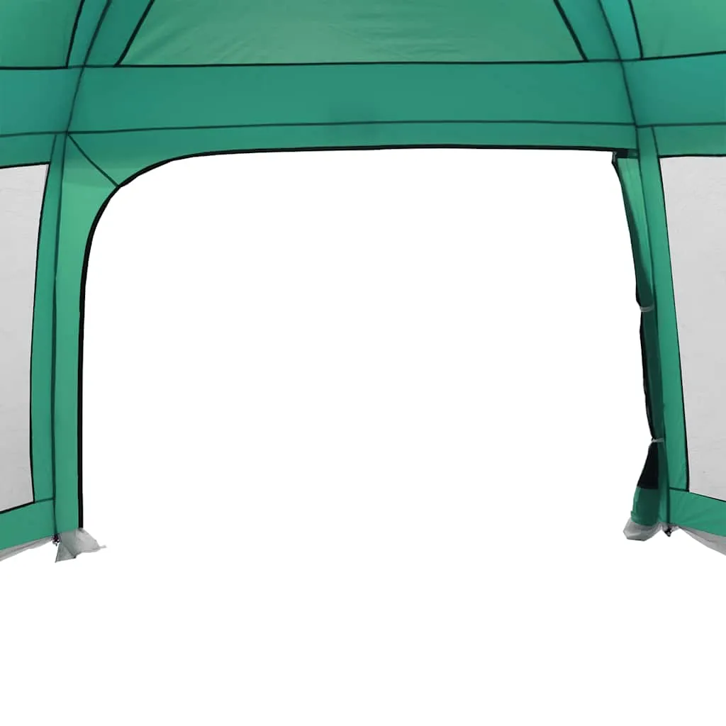 Poolzelt Meergrün 670x590x247 cm mit abnehmbarem Überzelt