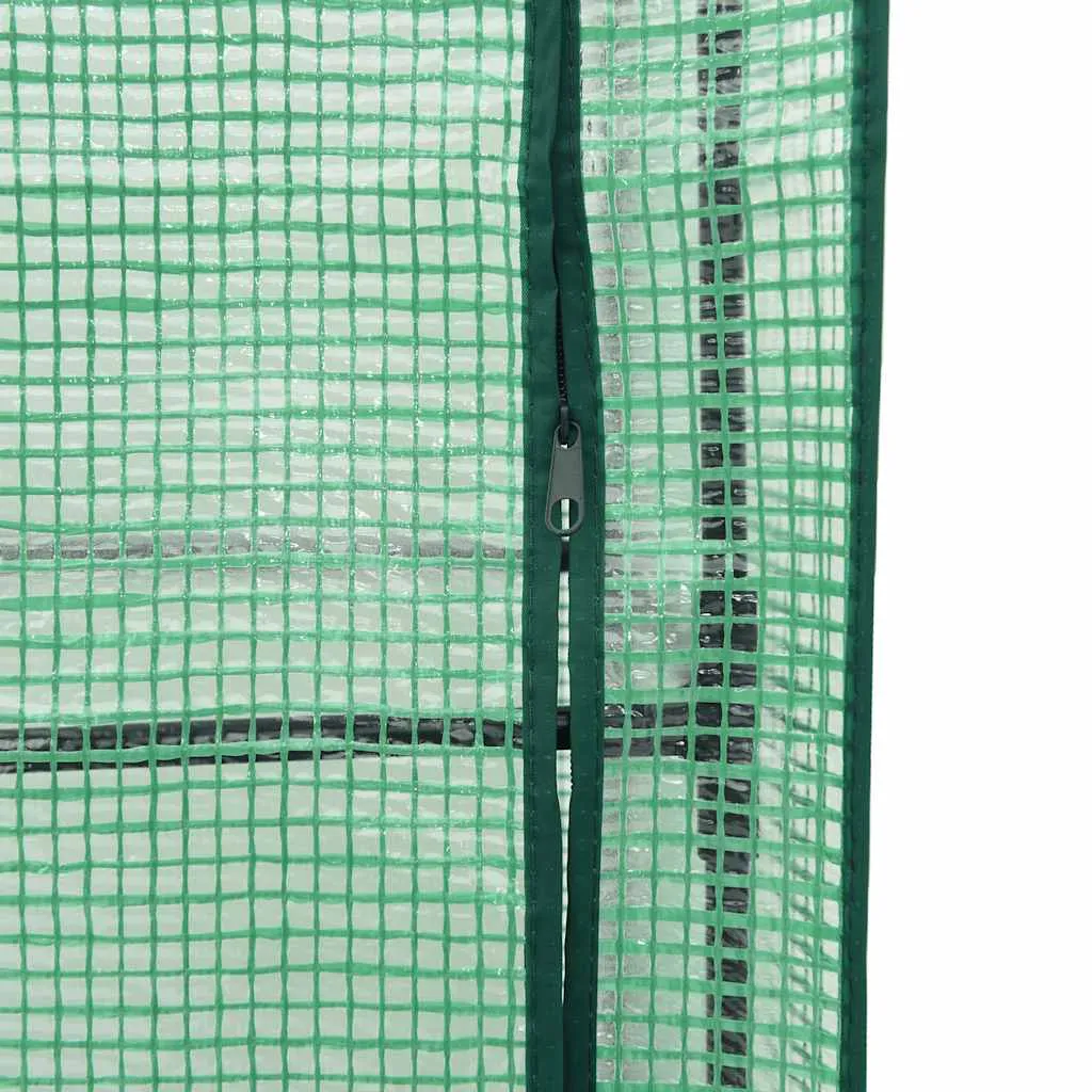 Hochbeet mit Gewächshausabdeckung 160x40x123 cm Blaugrau