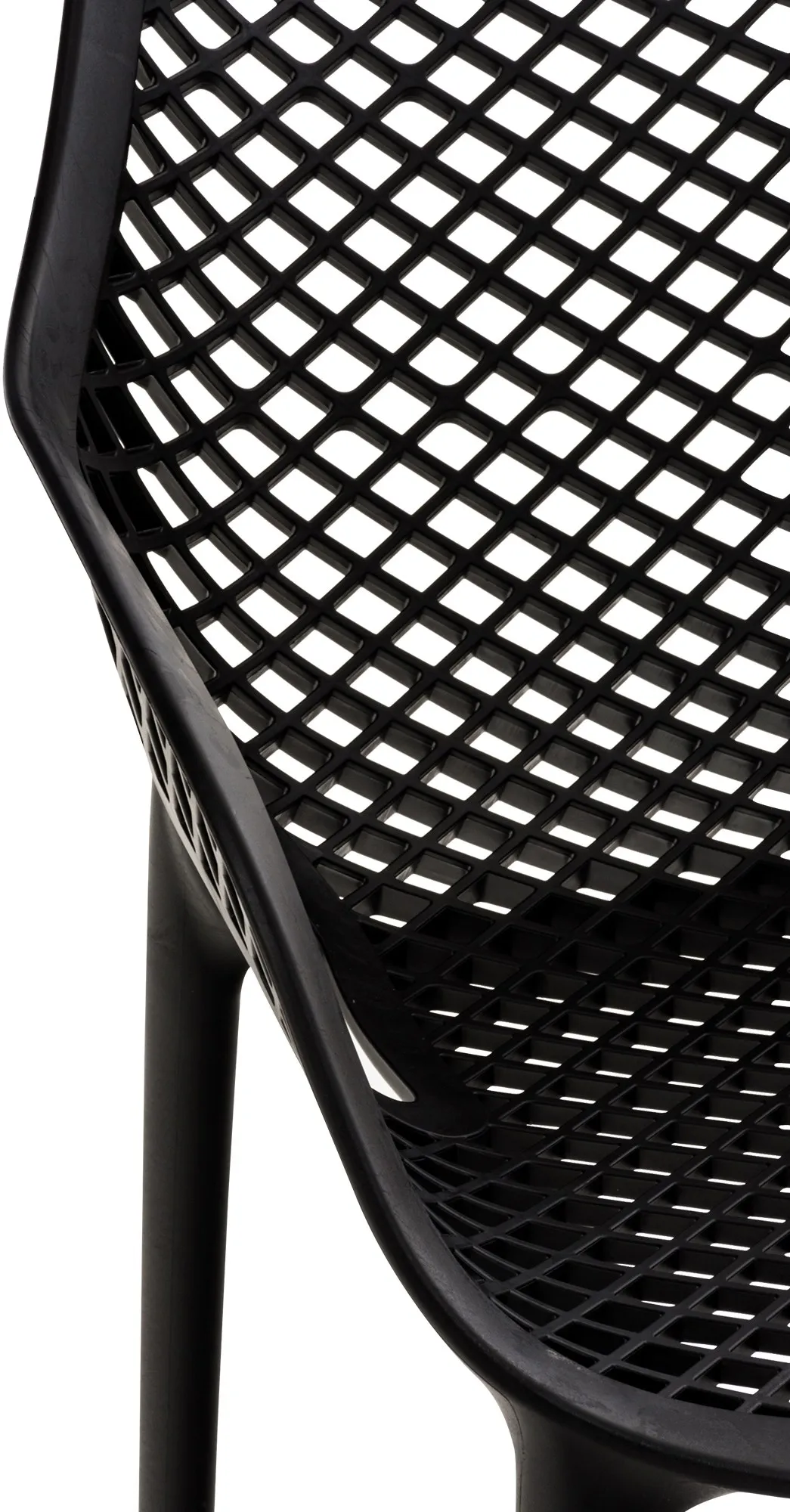 Gartenstuhl Air XL 81x57x60 cm schwarz