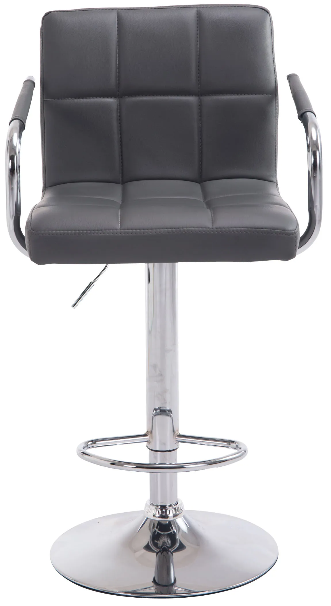 Barhocker Lucy V2 2er Set 91-112x54x46 cm Grau