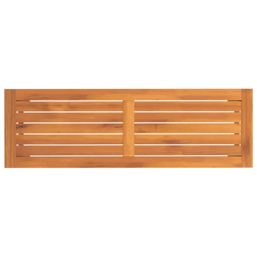 Gartenbank 110x35x45 cm Massivholz Akazie