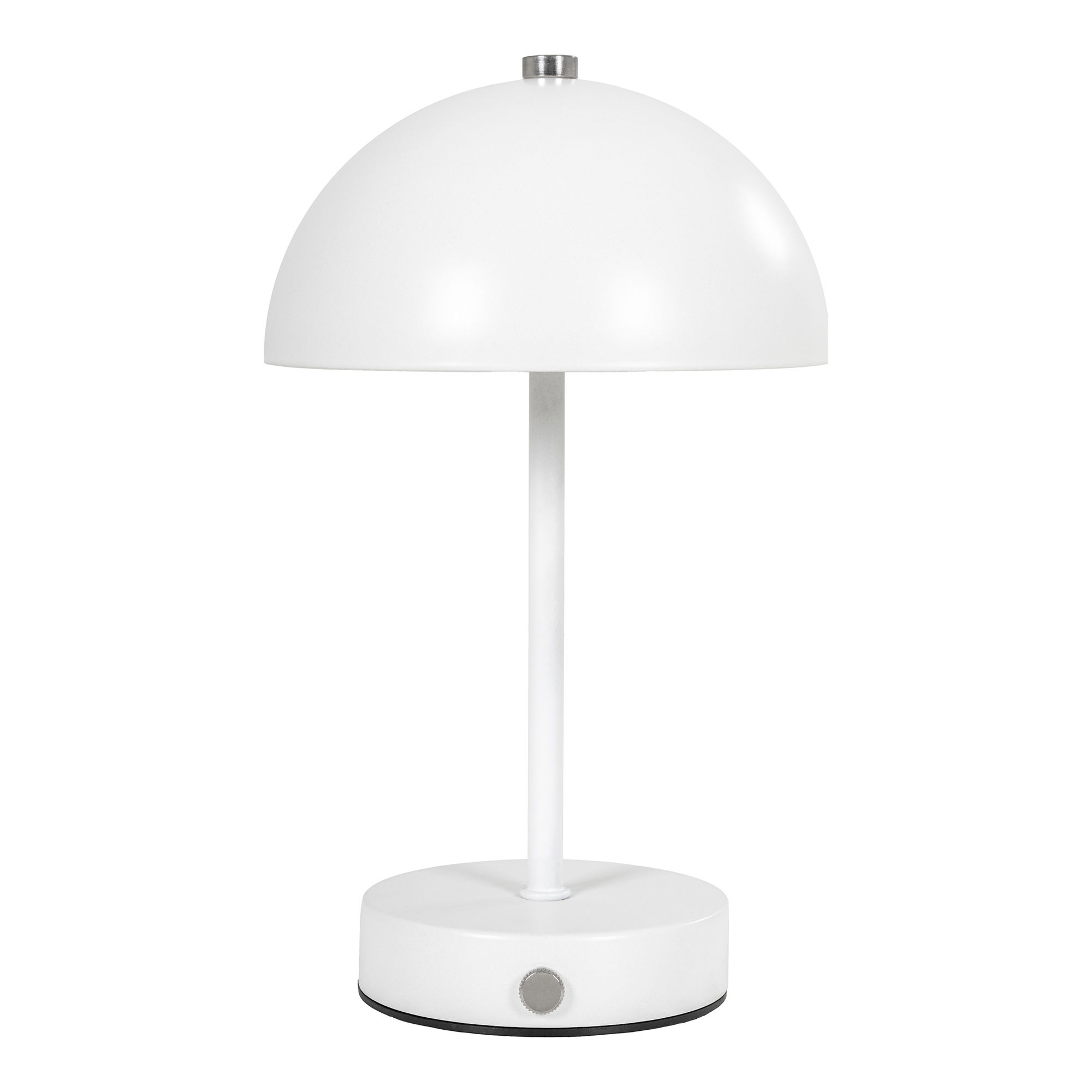 tinkaro LED-Tischlampe Holt Metall Weiß