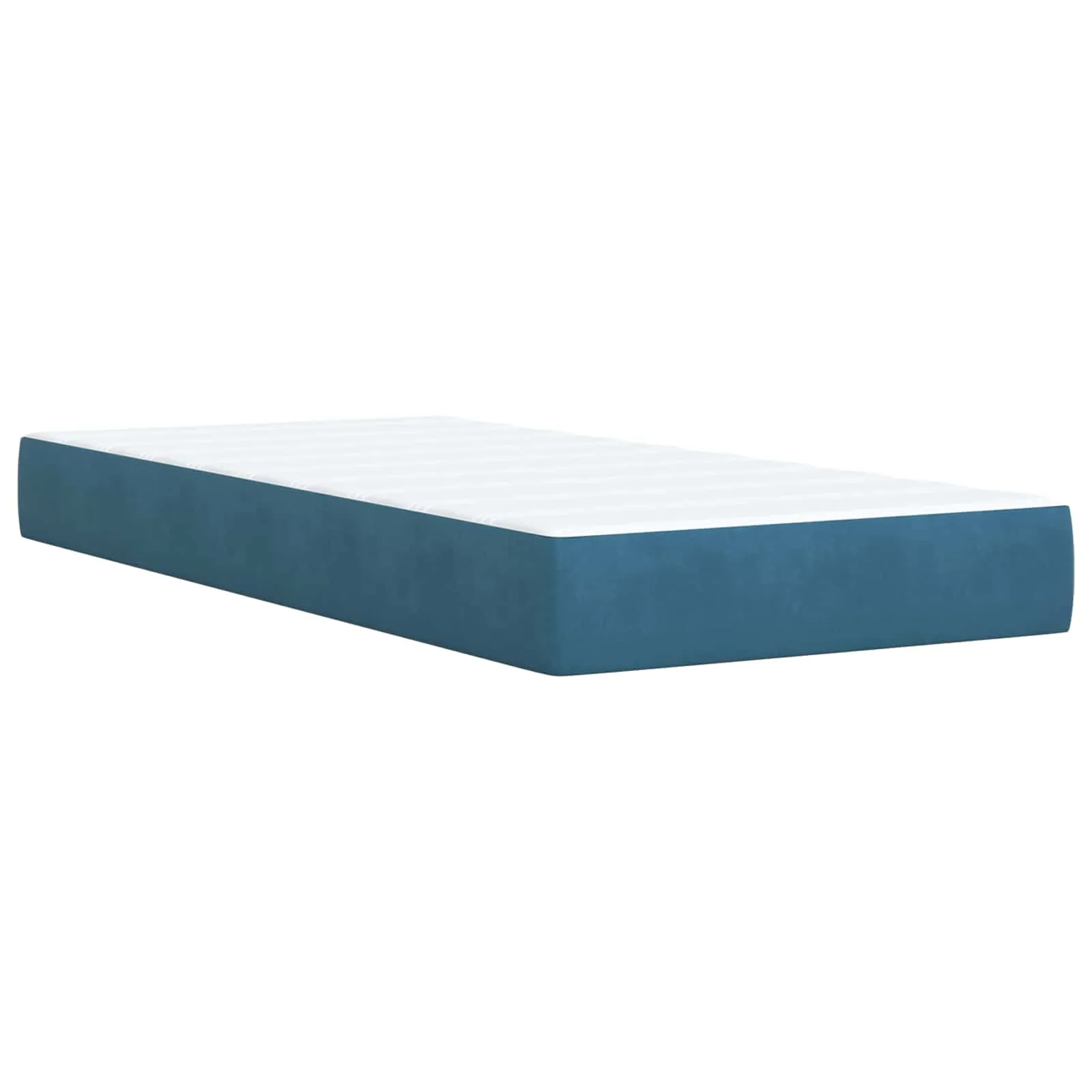Ottoman-Bett mit Matratze 203 x 100 x 88 cm Dunkelblau