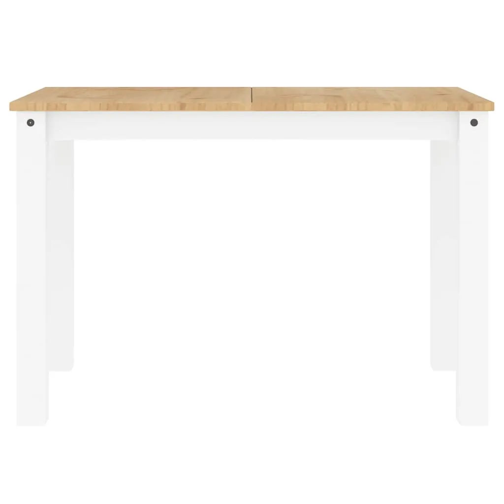 Esstisch Massivholz Weiß 112 x 60 x 75 cm
