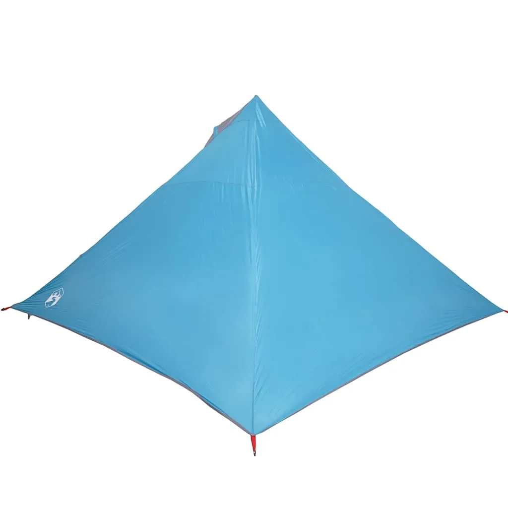Familienzelt Tipi 427x411x178 cm Blau wasserdicht und leicht