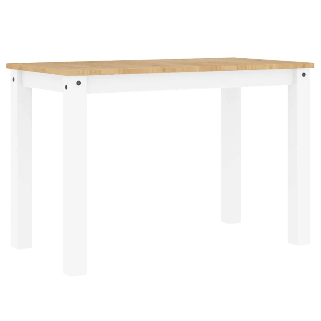 Esstisch Massivholz Weiß 112 x 60 x 75 cm